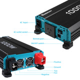 Renogy 1000W 12V to 230V/240V Pure Sine Wave Inverter with UPS Function