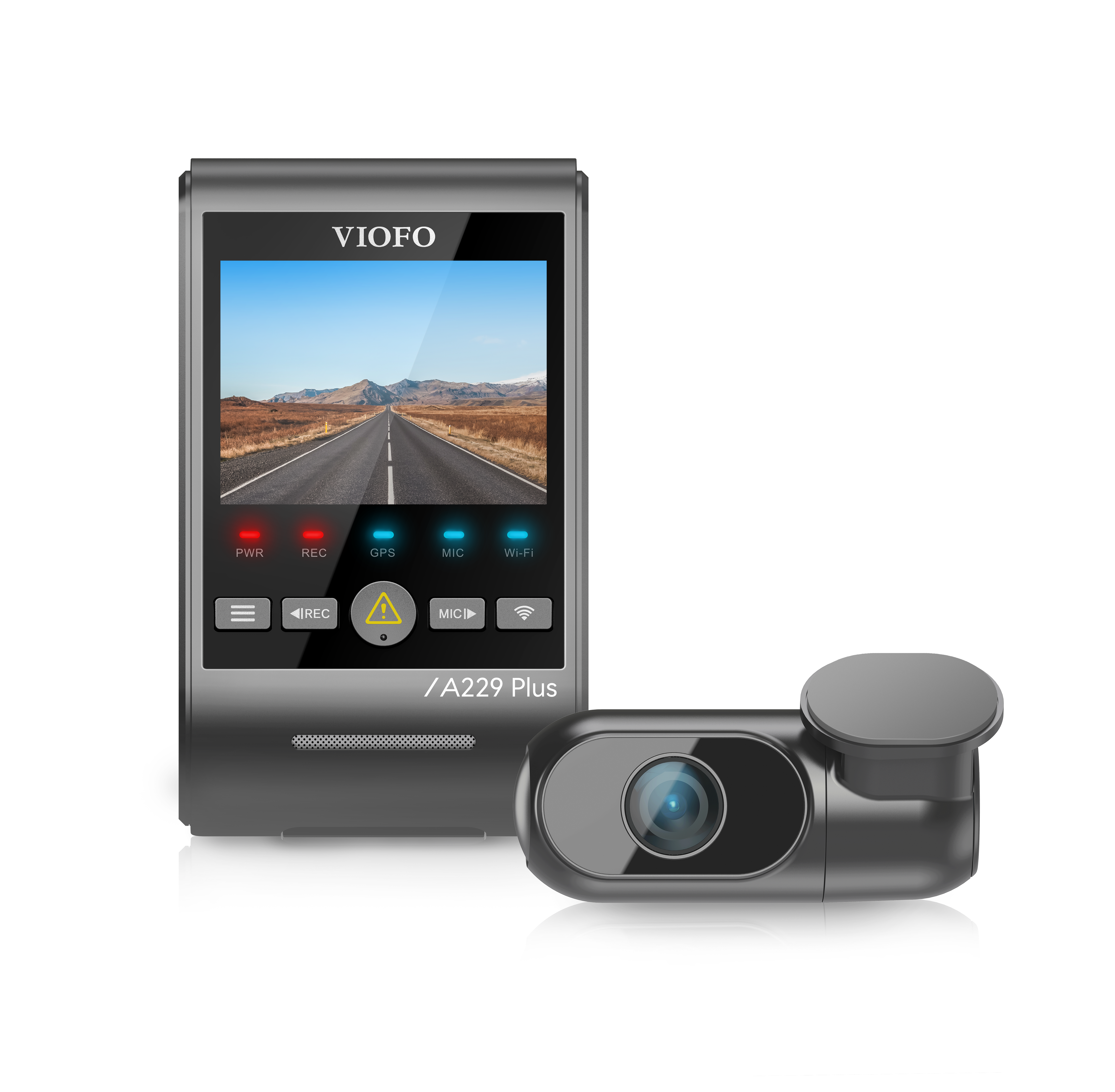 VIOFO A229 Plus 2CH 2K HDR Dash Cam Front + Rear