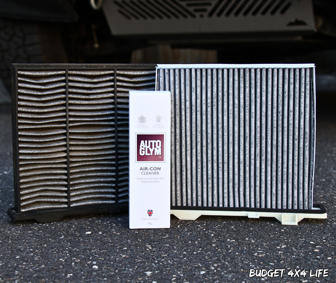 Mitsubishi Pajero Cabin Filter & Auto Glym Aircon Cleaner