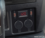 Mitsubishi Pajero 12V USB + Cigarette Panel (2006 - 2021)