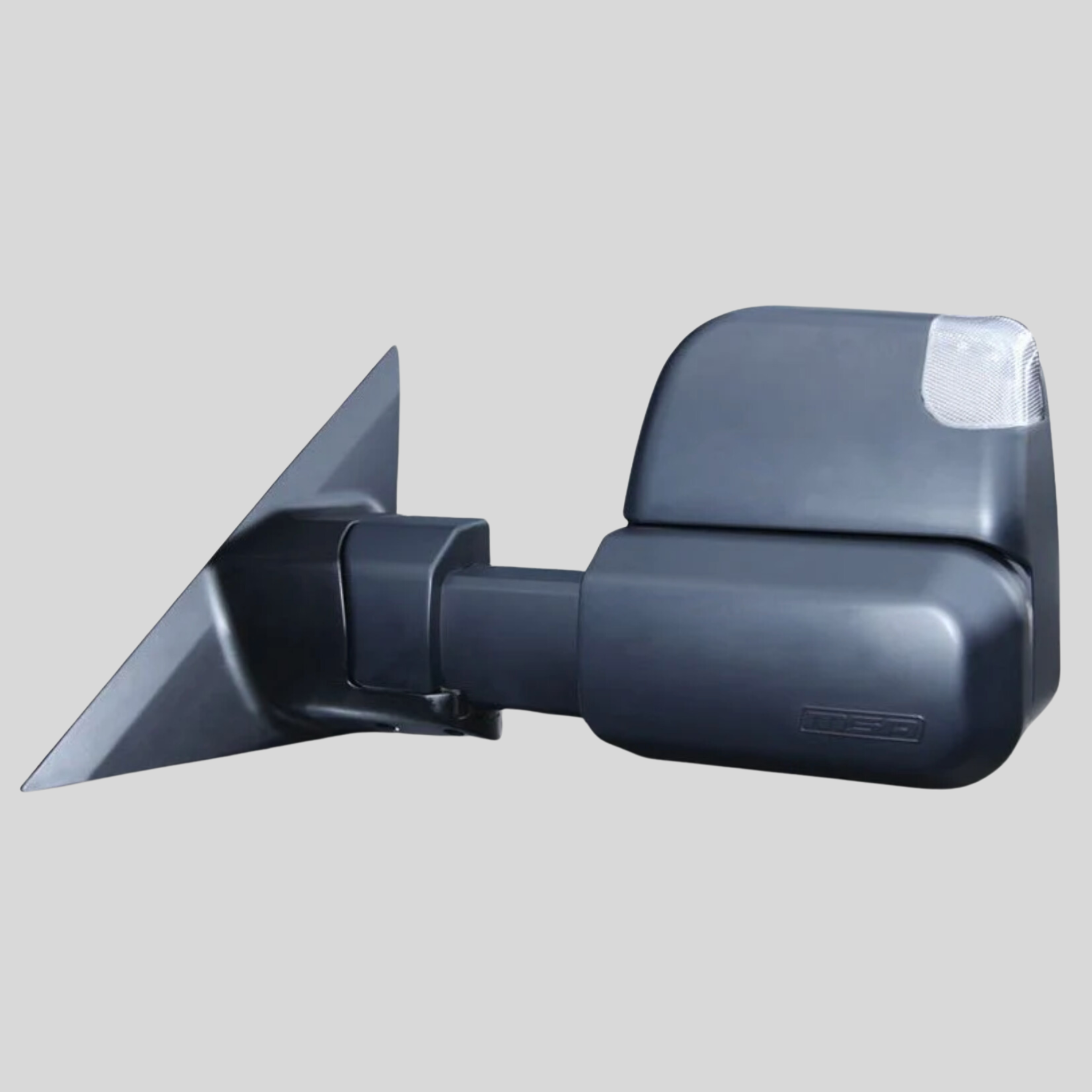 MSA Towing Mirrors for Mitsubishi Pajero (10/2001-on) - Black, Electric, Indicators, Heated