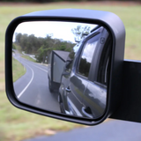 MSA Towing Mirror for Mitsubishi Triton (2015 on) - Indicators + Electric + BSM + Black