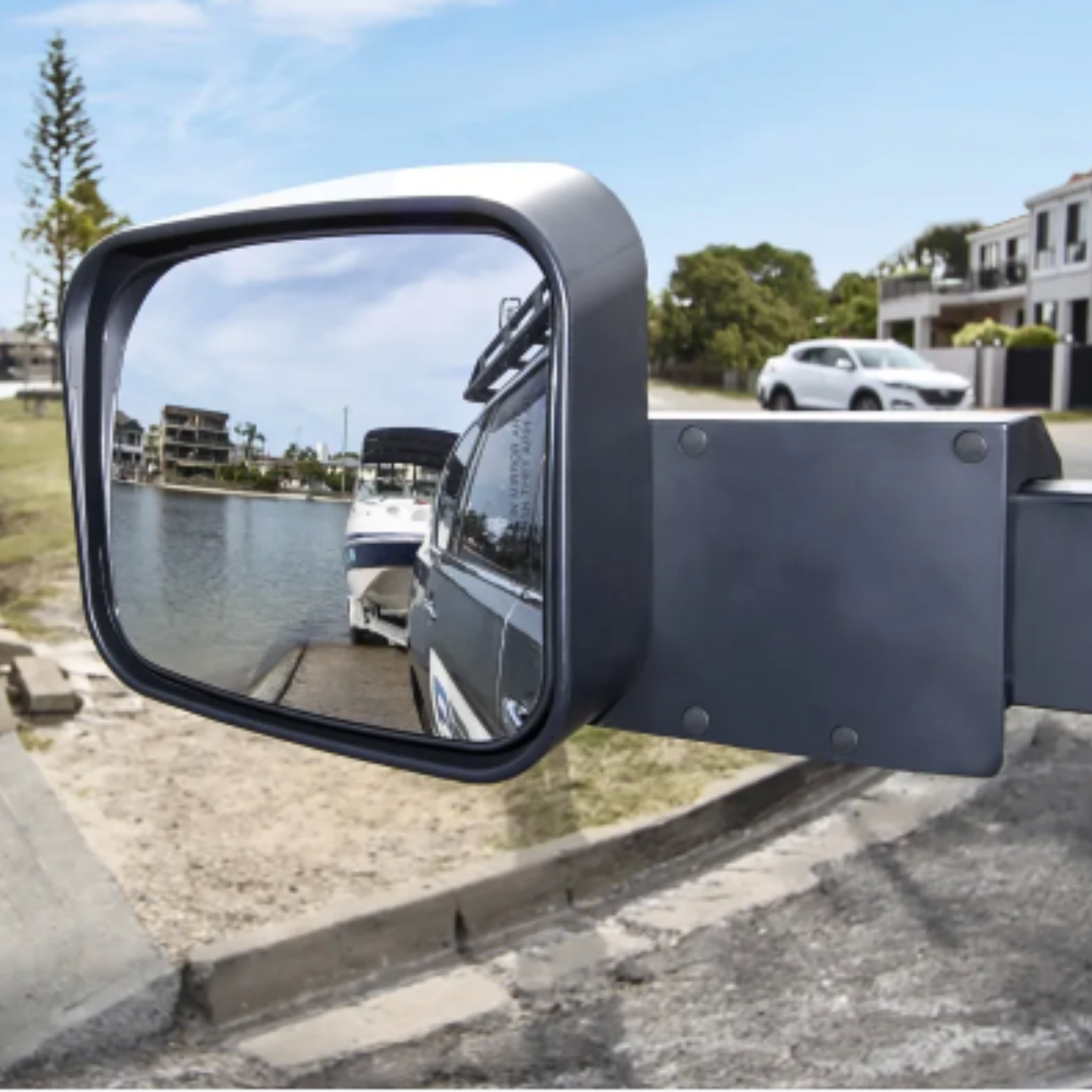 MSA Towing Mirrors for Mitsubishi Pajero (10/2001-on) - Chrome, Electric, Indicators, Heated