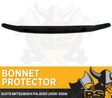 Bonnet Protector For Mitsubishi Pajero 2000 - 2006 Wagon Tinted Guard