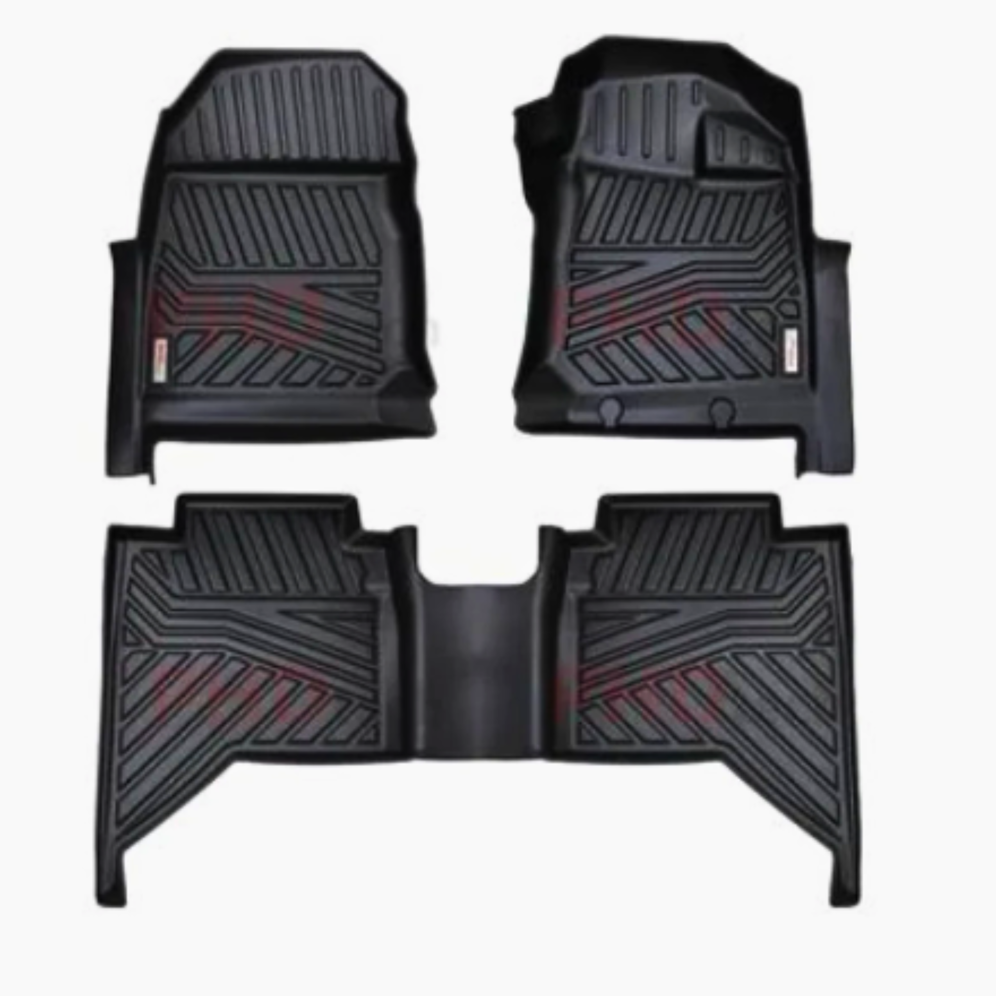 Alpha Grip 3D TPE Car Floor Mats Liner Fit Mitsubishi Triton MQ MR 2015 - 2022