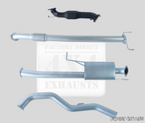 MITSUBISHI TRITON MN 2.5L TD Dual Cab 3" 409 Stainless Steel Exhaust System