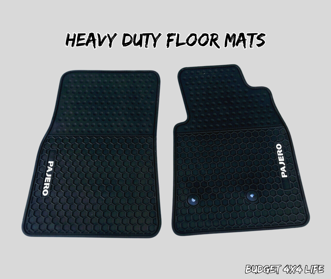 Mitsubishi Pajero Heavy-Duty Floor Mats NS, NT, NW, NX 2006-2021