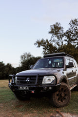 Pajero NS NX NT NW 2006-2021 707-02 Falcon MCC Bull Bar Black A-Frame