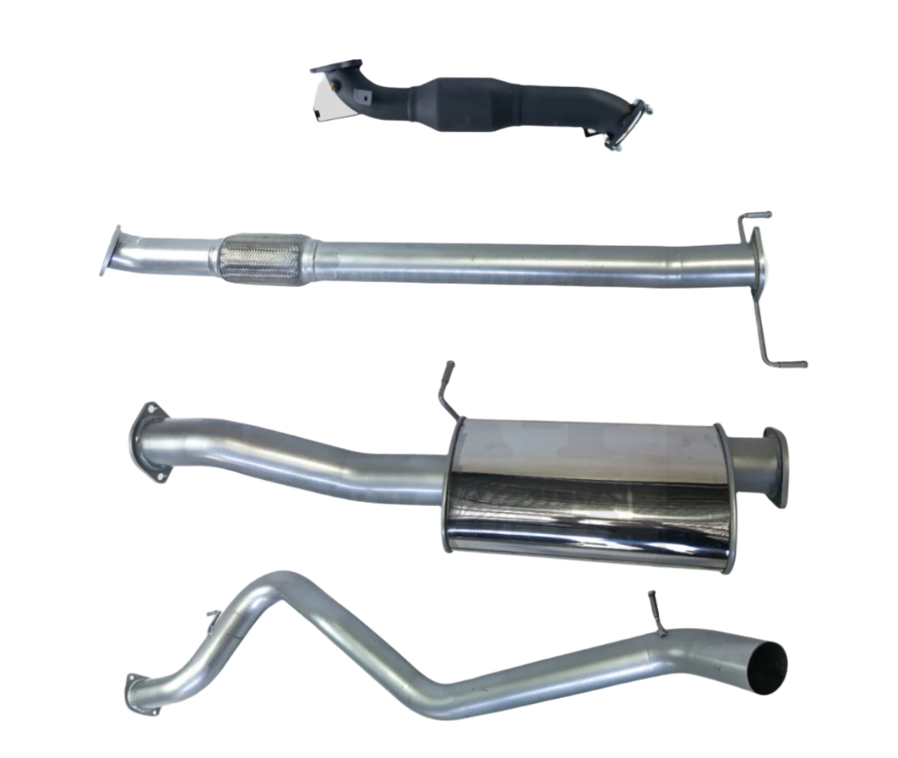 Mitsubishi Challenger KH 2.5L Turbo Diesel 3" 409 Stainless Steel Exhaust System - Turbo Back