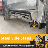 Heavy Duty Side Steps Running Boards Mitsubishi Pajero Sport QE QF