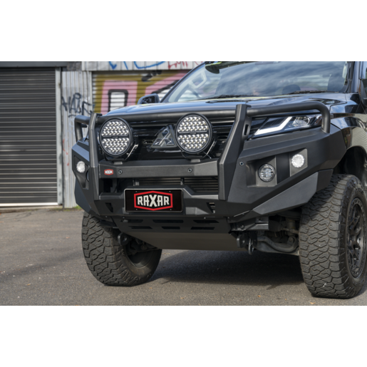 RAXAR Looped Bull Bar For Mitsubishi Triton MR Matte Black Powder Coated