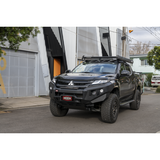 RAXAR No Loop Bull Bar For Mitsubishi Triton MR Matte Black Powder Coated