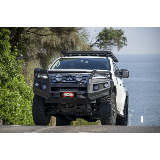 RAXAR Looped Bull Bar For Mitsubishi Pajero Sport QF Matte Black Powder Coated