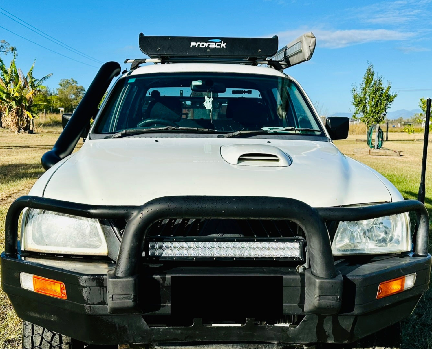 Mitsubishi Triton MK - Mid Entry Snorkel (Seamless Powder Coated)