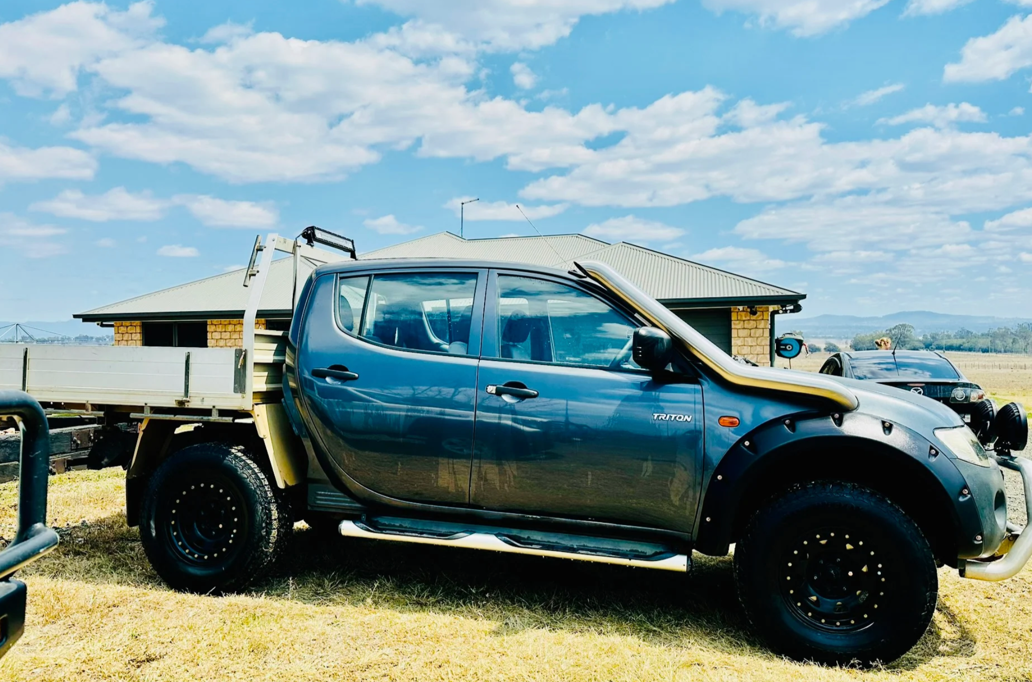 Mitsubishi Triton MN/ML Mid Entry Snorkel (Seamless Polished)