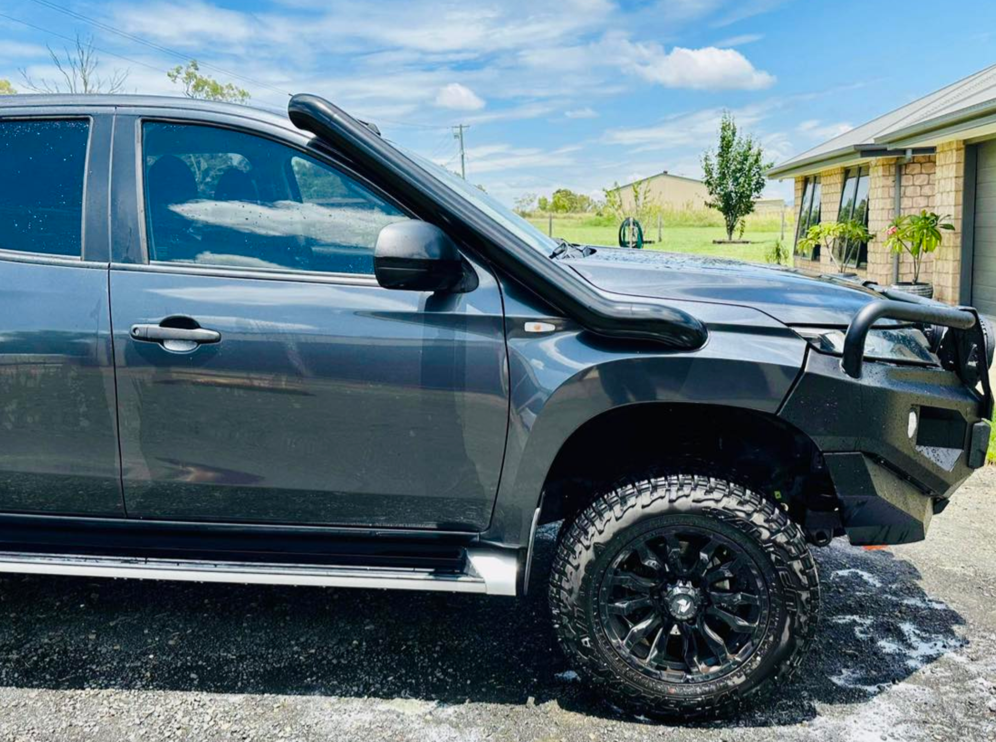 Mitsubishi Triton MR Snorkel (Basic Weld Powder Coated)