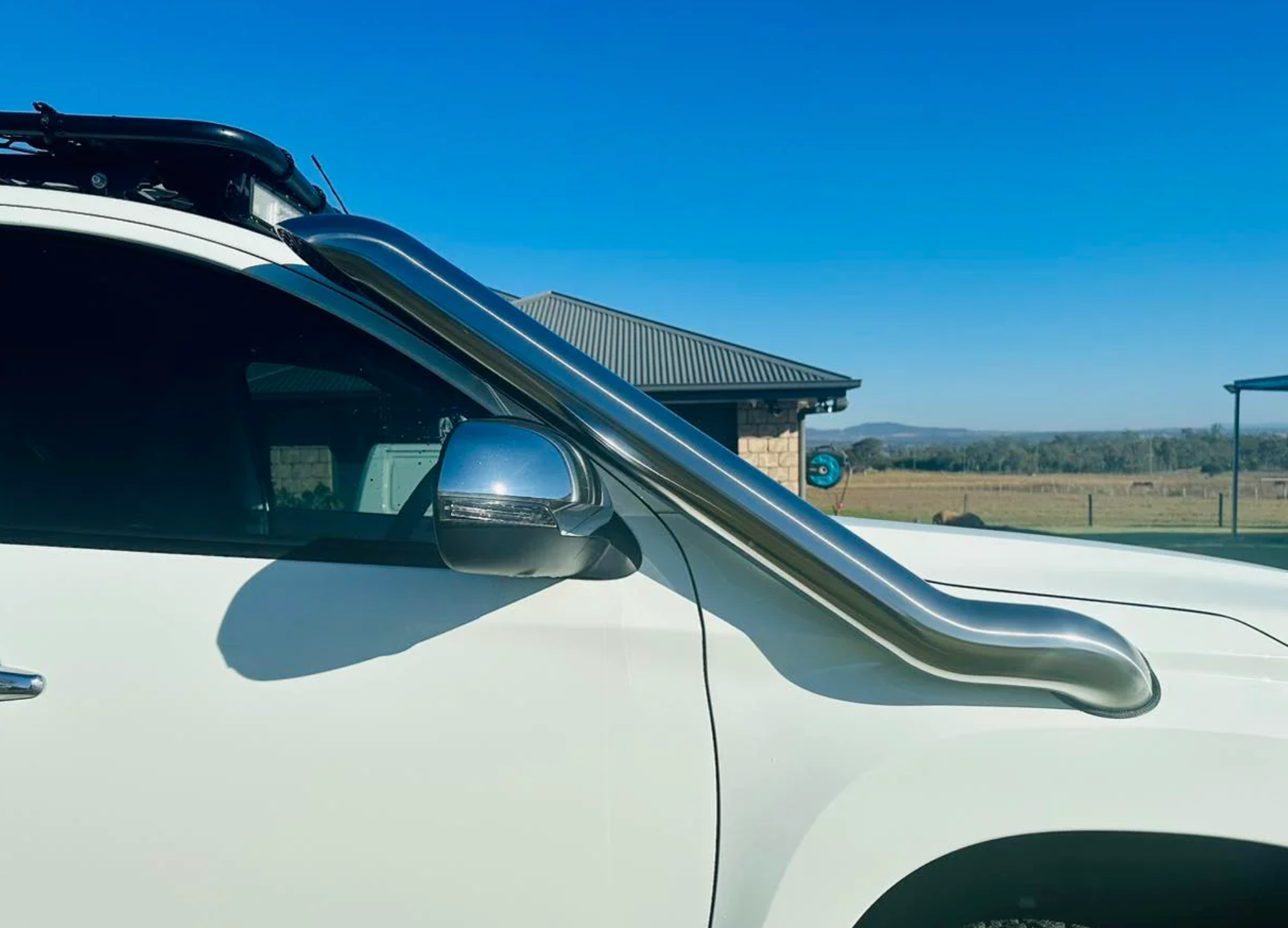 Mitsubishi Triton MR Snorkel (Basic Weld Polished)