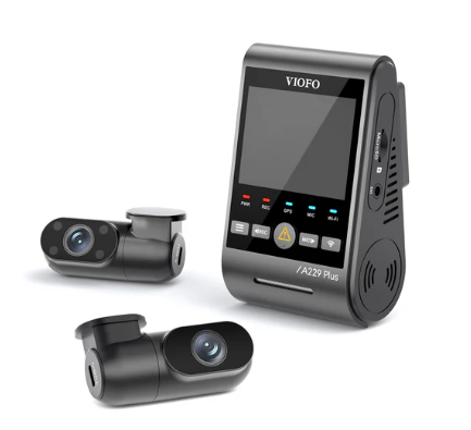 VIOFO A229 Plus 3CH 2K HDR Dash Cam Front + Rear + Interior