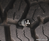 Mitsubishi Pajero Black Aluminium Wheel Valve Caps