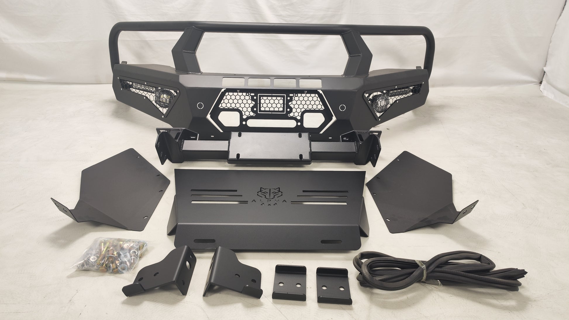 Alpha 4WD Steel Pack Bull Bar for Toyota Hilux N80 2015 - 2021