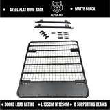 Alpha Base Steel Flat Platform Roof Rack For All Dual Cab Utes