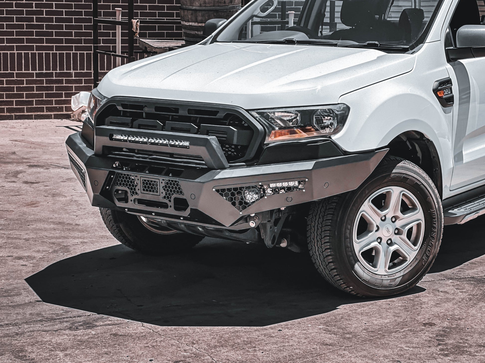 Alpha 4WD Predator Steel Bull Bar for Ford Ranger 2015 - 2022 PX 2 3